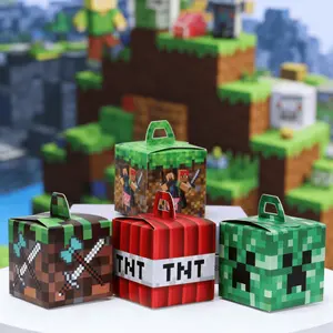 12/24/36 pcs Block World All-New Birthday Gift Box: Cartoon Blind Box Set, Party Surprise Gift Box, Party Decorations, The Best Holiday Gift for Friends, Party Atmosphere Decorations, Perfect Party Decorations, Home Decorations, Themed Gift Box