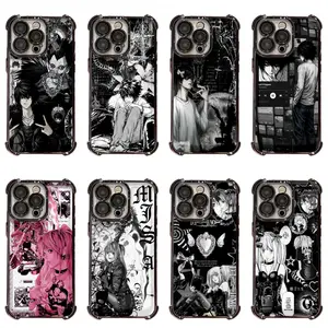Anime Death Note INS Y2K Fashion Gothic Style Multiple Options Available Vintage Shockproof Design Phone Case for iPhone 17 16 15 14 13 12 11 Pro Max Plus Air M-Misa Holiday Gifts and Fashion Items