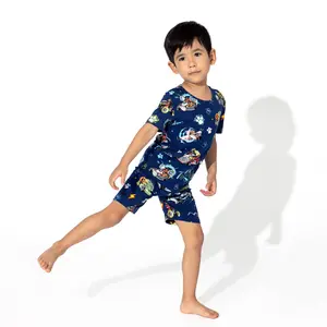 PAW Patrol: The Mighty Movie - Mighty Vehicles Bamboo Kids Pajama Short Set