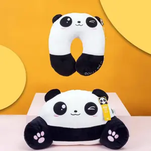 Panda Life Shop, Plush Neck Pillow for Car and Office, Soft Supportive Back Cushion for Sofa, Perfect Souvenir Gift From Chengdu,Great Gift Ideas for the Holidays.