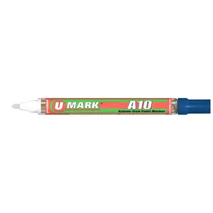 U-Mark  2 mm A10 Paint Marker, Blue - 12 per Box