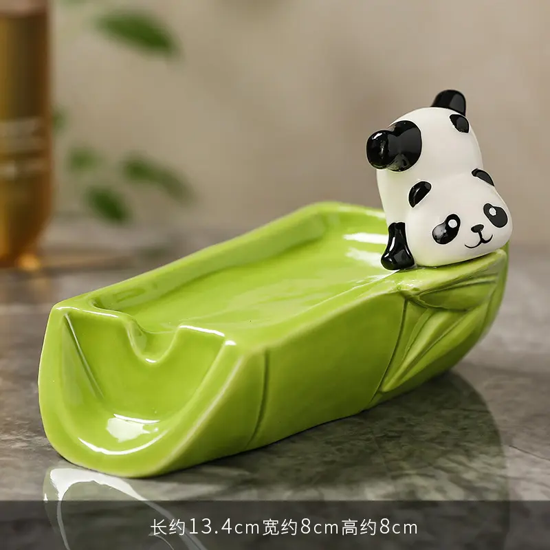 Naughty Panda Bamboo Soap Dish