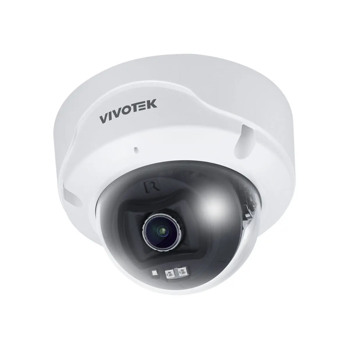 Vivotek V-Series FD9189-H-V3 5MP AI Indoor Network Dome Camera with Night Vision, White, Stream Function, Cable, Plug, High-Performance Chip, Distinct Audio, Installation
