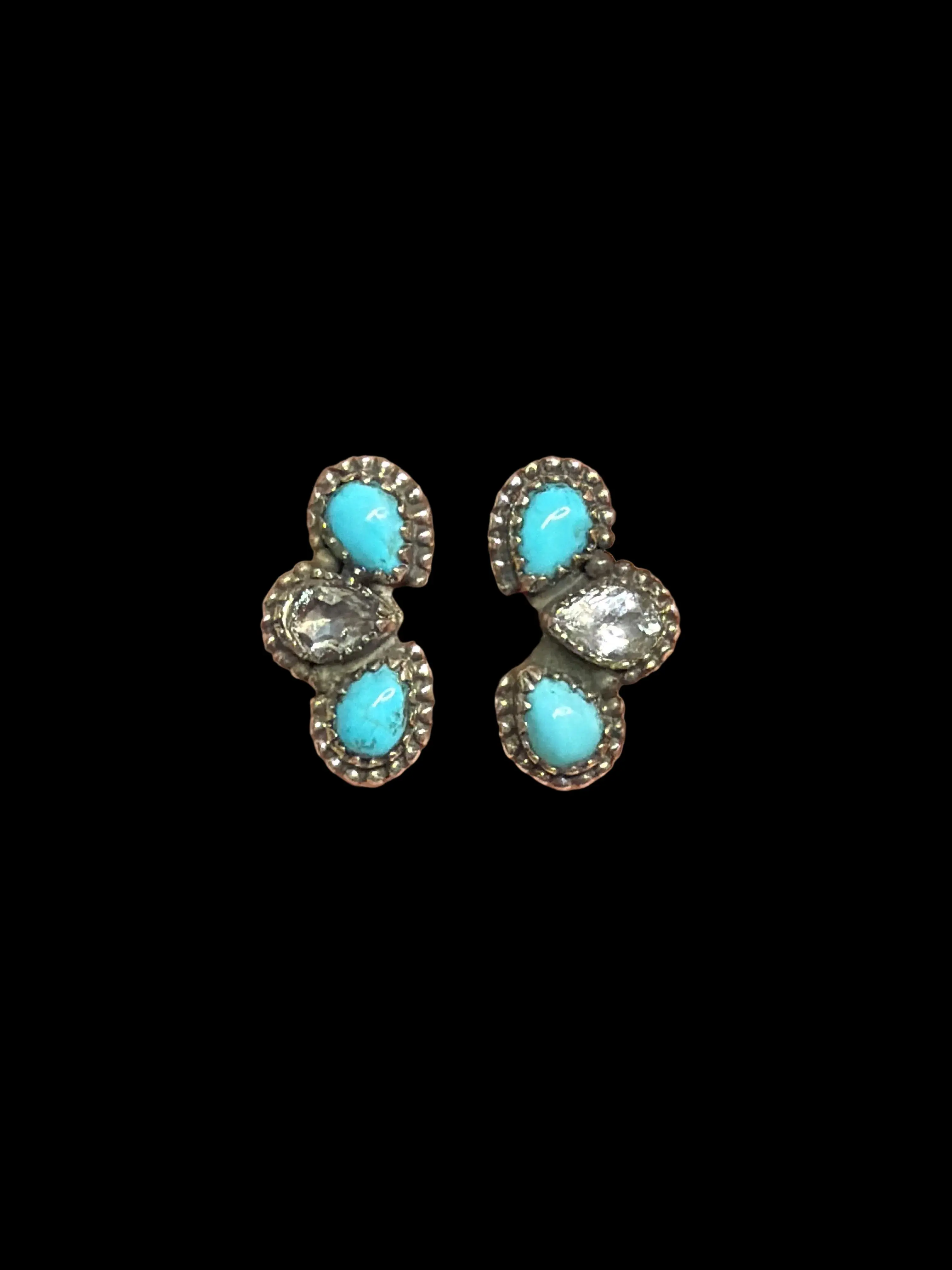 Southwest Sparkle Ear Crawler Earrings