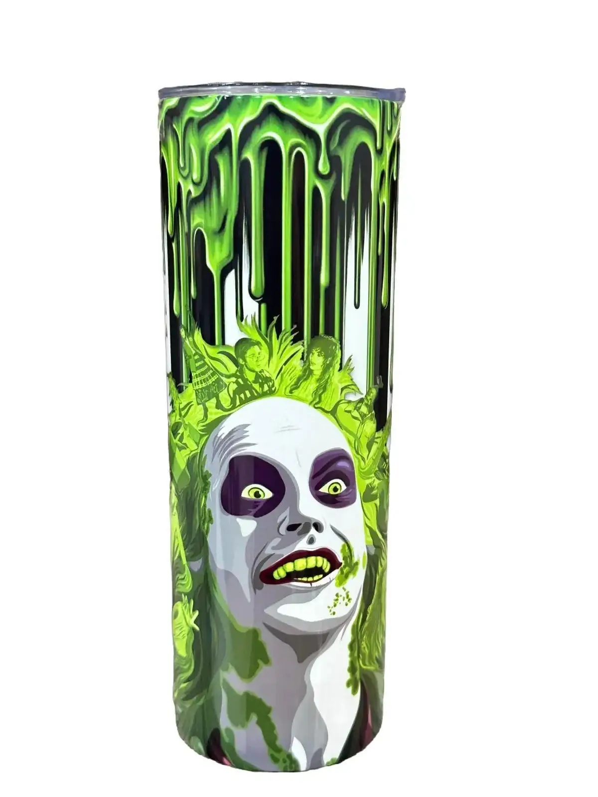 Beetle Juice - BeetleJuice - Beetle Juice - 20oz oz 20 oz. 20oz. Skinny Sublimation Tumbler - Amy's Tumbler Junkies - Your Favorite Tumbler Shop!