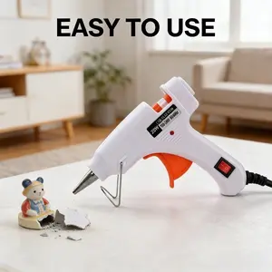2026 Upgraded Mini Hot Glue Gun, Portable, Precision Temperature Control, Fast Preheating, Fits 7mm Glue Sticks, Home Repair, Craft Adhesive Tool