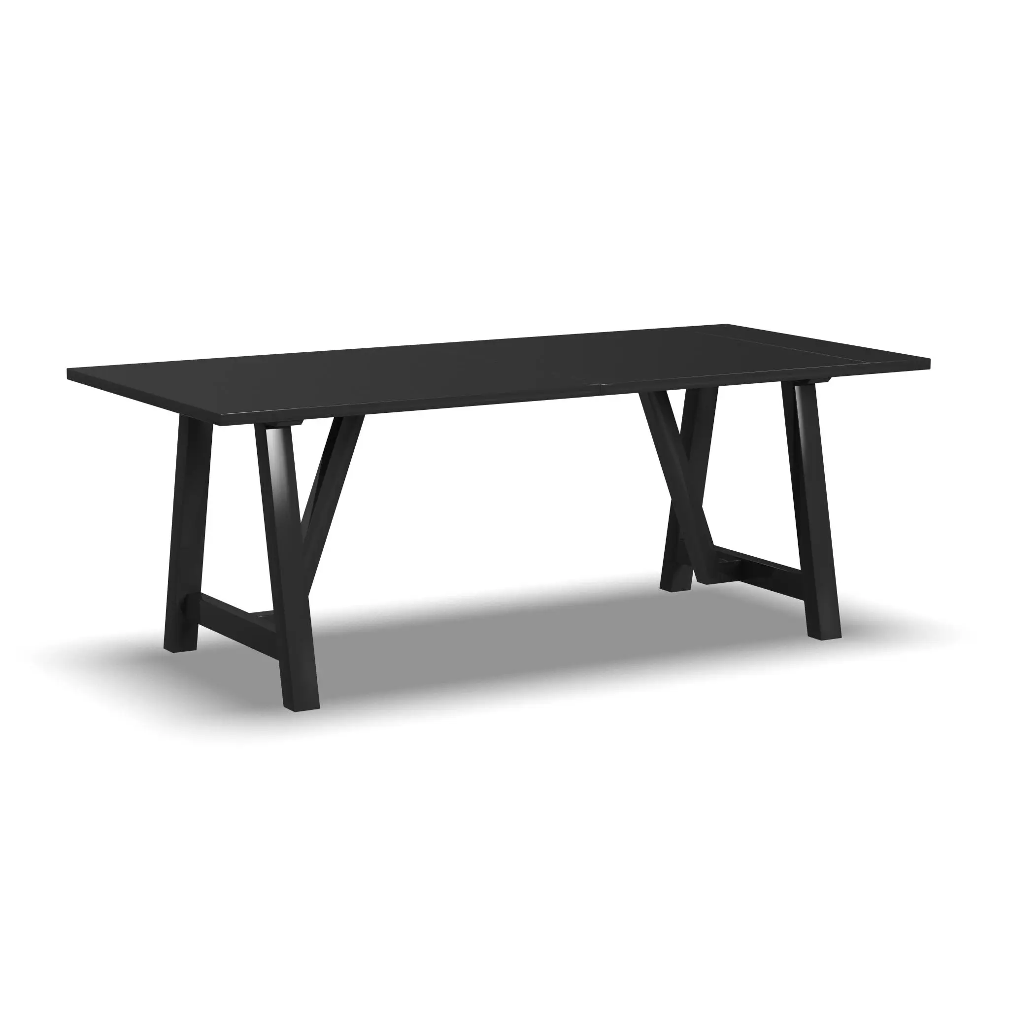 Trestle Black Dining Table Trestle Black Dining Table