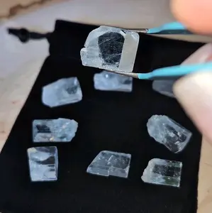 Uncut Naturally Terminated Aquamarine Specimens