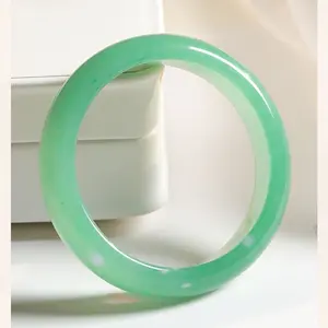 High Quality Natural Green Jade Bangle, Please Choose Color and Size in Livee Streamm. Natural Green Jade Bracelet