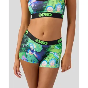 PSD Women's Rick & Morty Portal Void Boy Short Underwear - Comfortable, Breathable, Ultra-light Fabric