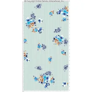 Challis Rayon Printed Leona, Floral Fabric, Woven Fabric, Dress Fabric, Sewing Fabric by the Yard