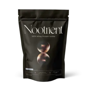 Nootrient 100% Whey Protein Isolate Powder - 30 Servings, 28g Pure Protein per Serving, Lactose-Free, Vanilla & Chocolate Flavors, Clean & Effective Supplement for Fitness & Healthcare