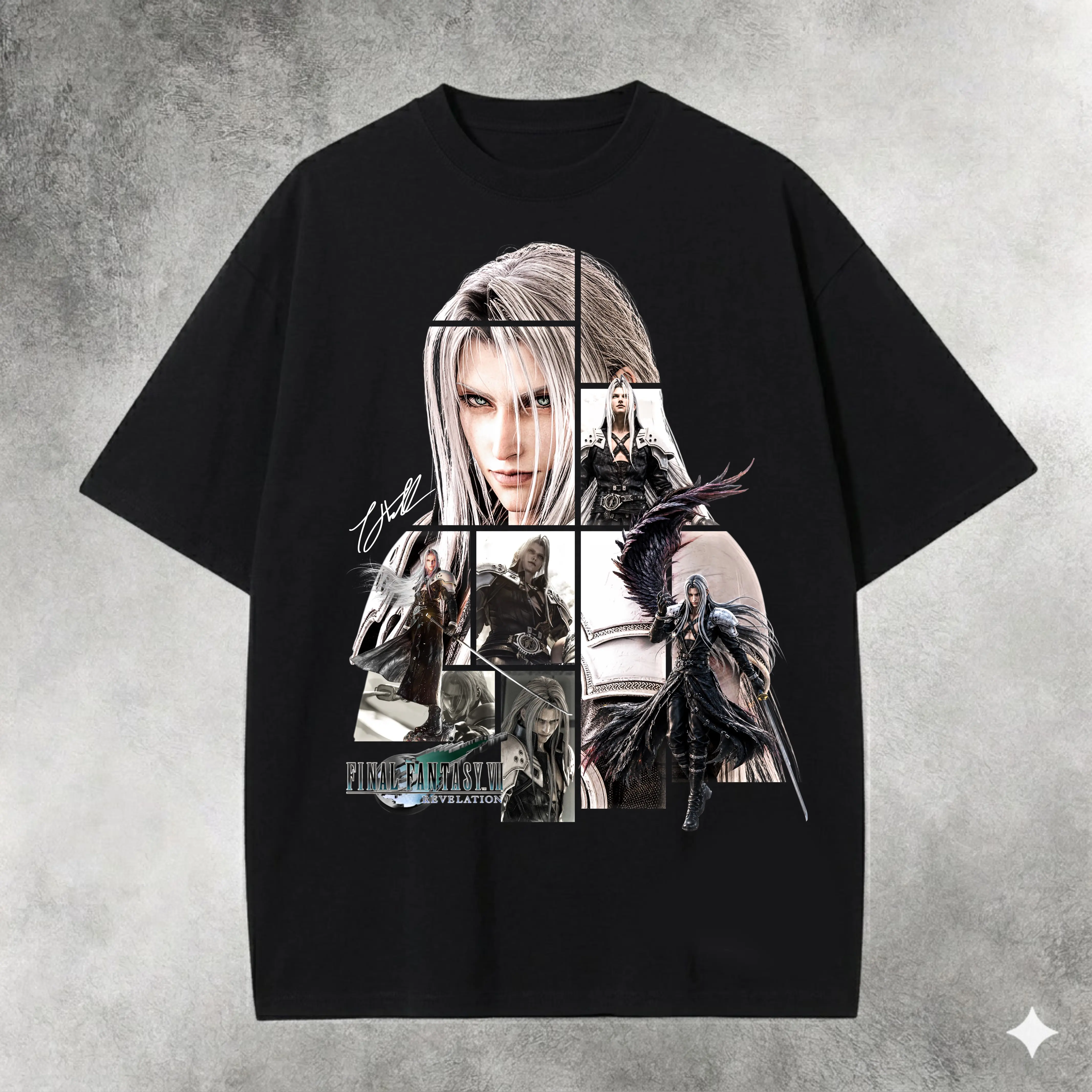 Vintage 90s Style Sephiroth T-shirt, Final Fantasy VII Gifts For Man and Women T-Shirt