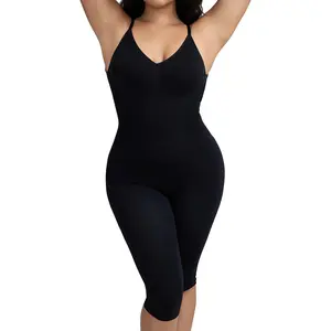 MUEE Women's Shapewear Hip Lifting High Stretch Backless Seamless One Piece, Low Back Tummy Tuck Curve Shapewear One Piece, Compression Comfort Sexy Womanswear
