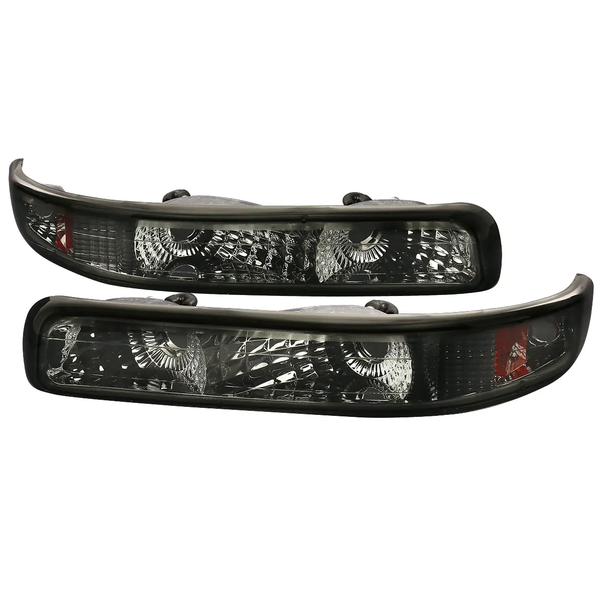 1999-2002 Chevrolet Silverado/ 2000-2006 Tahoe Suburgan Bumper Lights (Chrome Housing/Smoked Lens) 1999-2002 Chevrolet Silverado/ 2000-2006 Tahoe Suburgan Bumper Lights (Chrome Housing/Smoked Lens)
