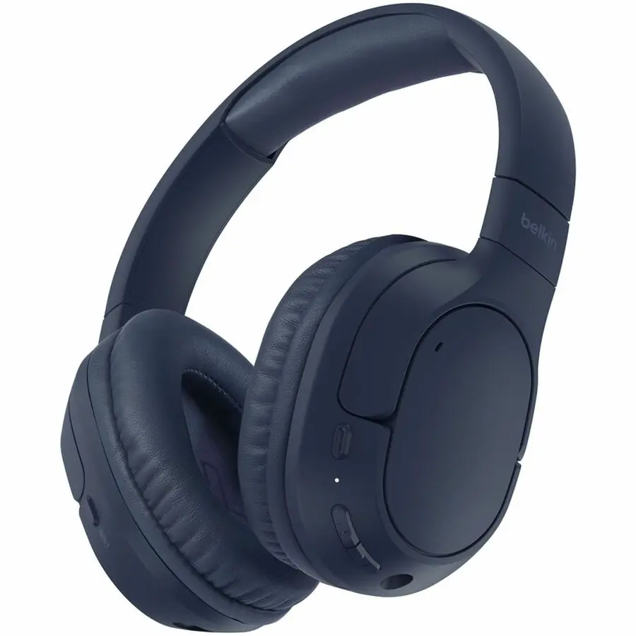 Belkin SoundForm Surround Bluetooth Over-Ear Headphones Blue AUD009FQBL