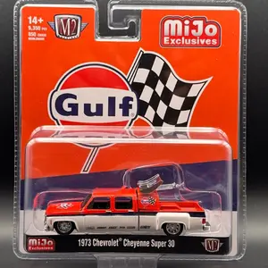 M2 Machines Gulf 1973 Chevrolet Cheyenne Super 30 MiJo Exclusives - 1:64 Scale Model