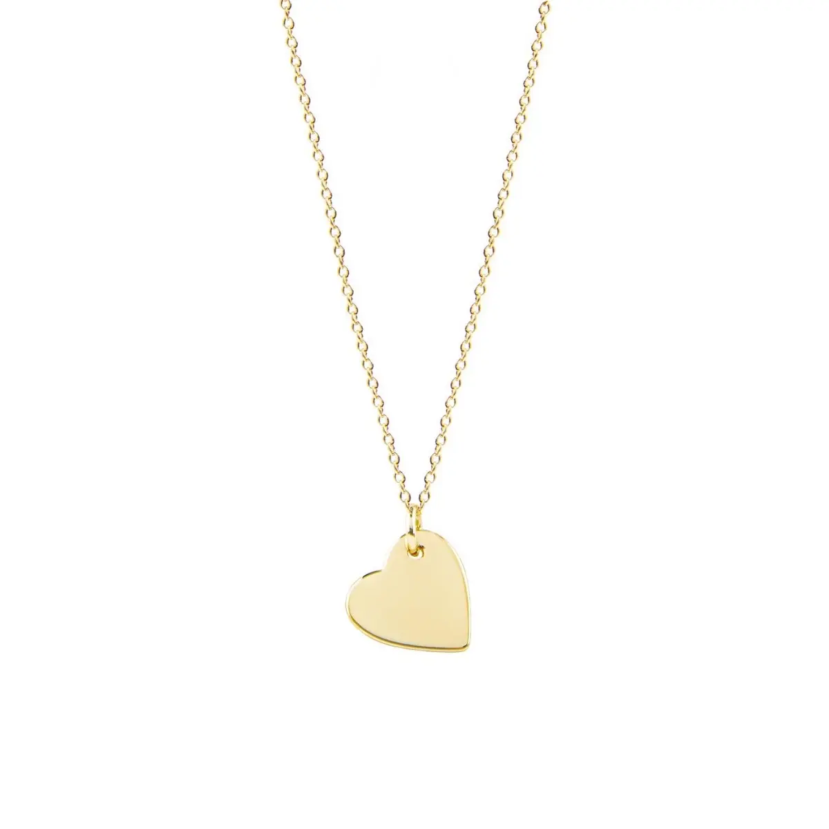 Floating heart necklace Female