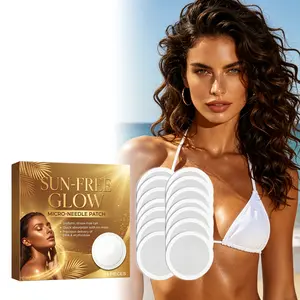 Purevlab Sun Free Glow Patches, 2026 New Advanced Sun Free Glow Microdarts Patch, Natural Celestvera Tanning Patches for Women and Men, Suitable for All Skin Types (1 boxes)