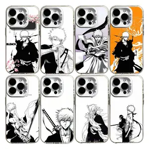 Bleach Kurosaki Ichigo Anime Phone Case For iPhone 17 Promax 16 15 14 13 12 11 Plus Pro Max 17Air and Samsung S26 S25 S24 S23 S22 S21 FE Plus Ultra - Anti Drop Full Perfect Aesthetic Printed Soft TPU Case