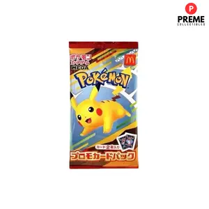 Pokémon Mega Pikachu Promo Card Pack - McDonald's Exclusive Collectible Card Game Item