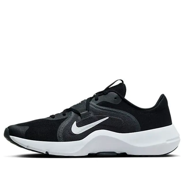 NIKE Men's In-Season TR 13 Solid Black Athletic Training Sneakers - Versatile for Gym Workouts, No