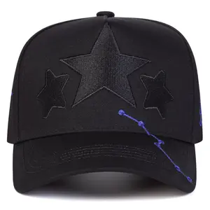 Unisex Constellation Star Map Embroidered Baseball Cap Astrology Streetwear Hat Outdoor Adjustable Sunscreen Leisure Hat Spring Autumn Travel Tourism Beach Vacation