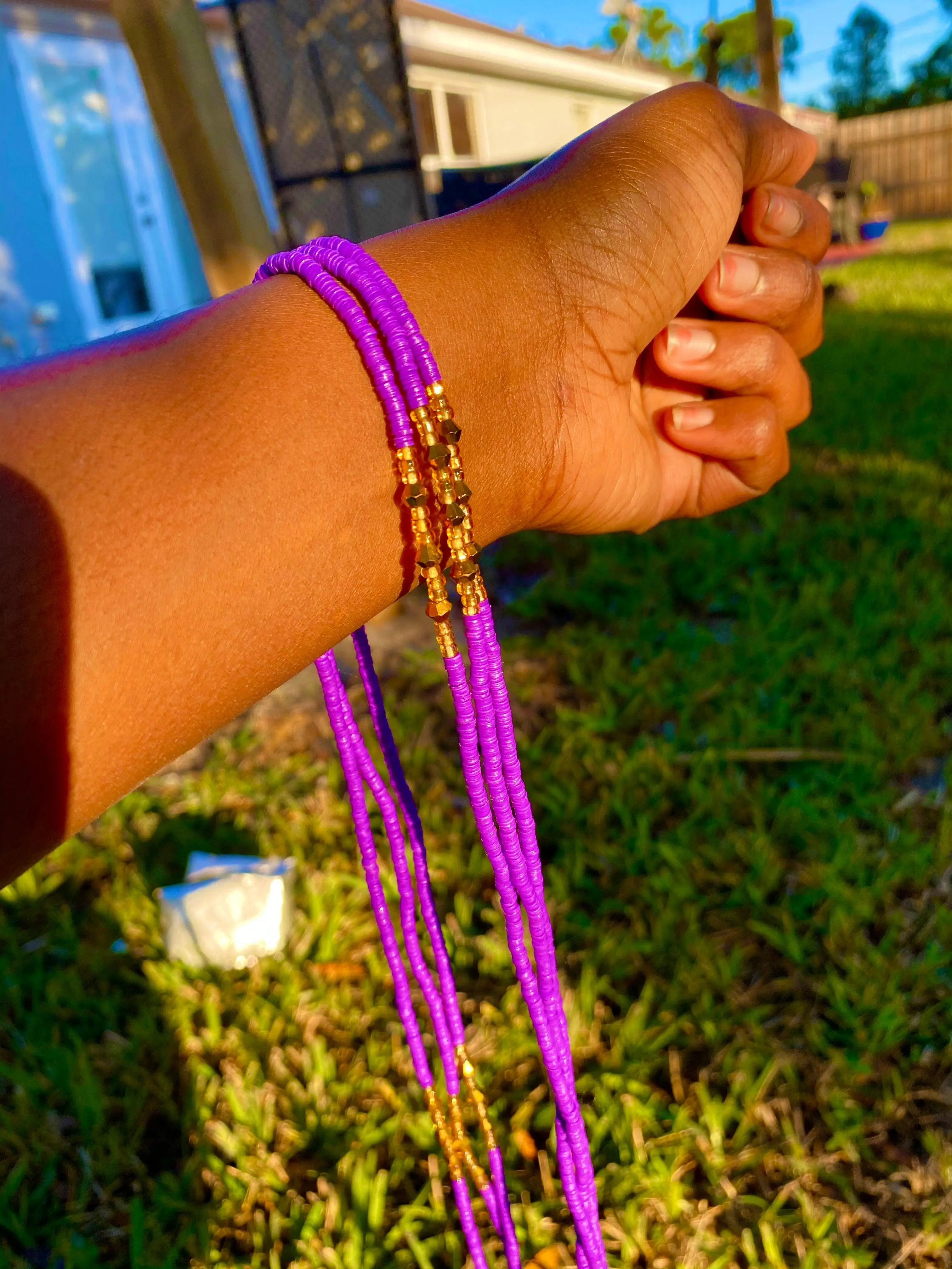 Royalty Vinyl Waist bead