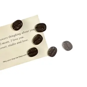 Coffee Bean Refrigerator Magnets Simulated 3D Home Magnetic DIY Photo Message Magnetic Stickers Refrigerator Magnets