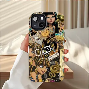 Monster High Eye - Catching Retro Collage Mobile iPhone Case for iPhone 17. Dual - Layer Shockproof PBT+TPU Mobile Case, Compatible with iPhone 17/16/15/14/13/12/11 Pro Max/Plus