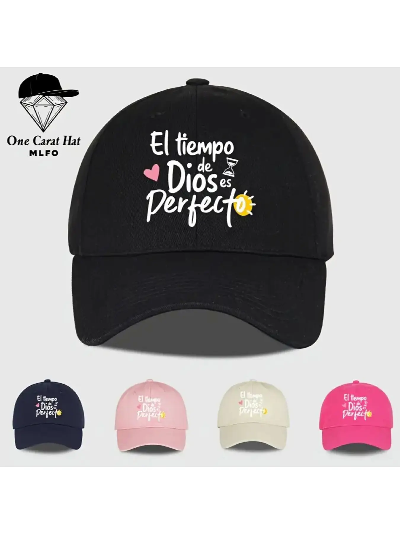 Spanish Print Baseball Cap - Soft Duckbill Cap with Spanish Lettering, Lightweight Breathable Adjustable Hat Suitable for Sports, Parties, Daily Wear, Gift for Moms, Spanish-Themed