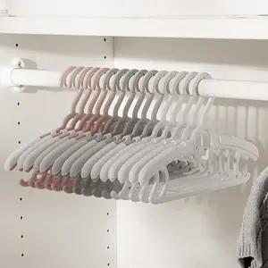 Thick Children's Clothes Hanger - Extendable Multi-Functional Home Organiser for Hanging Kids' Garments