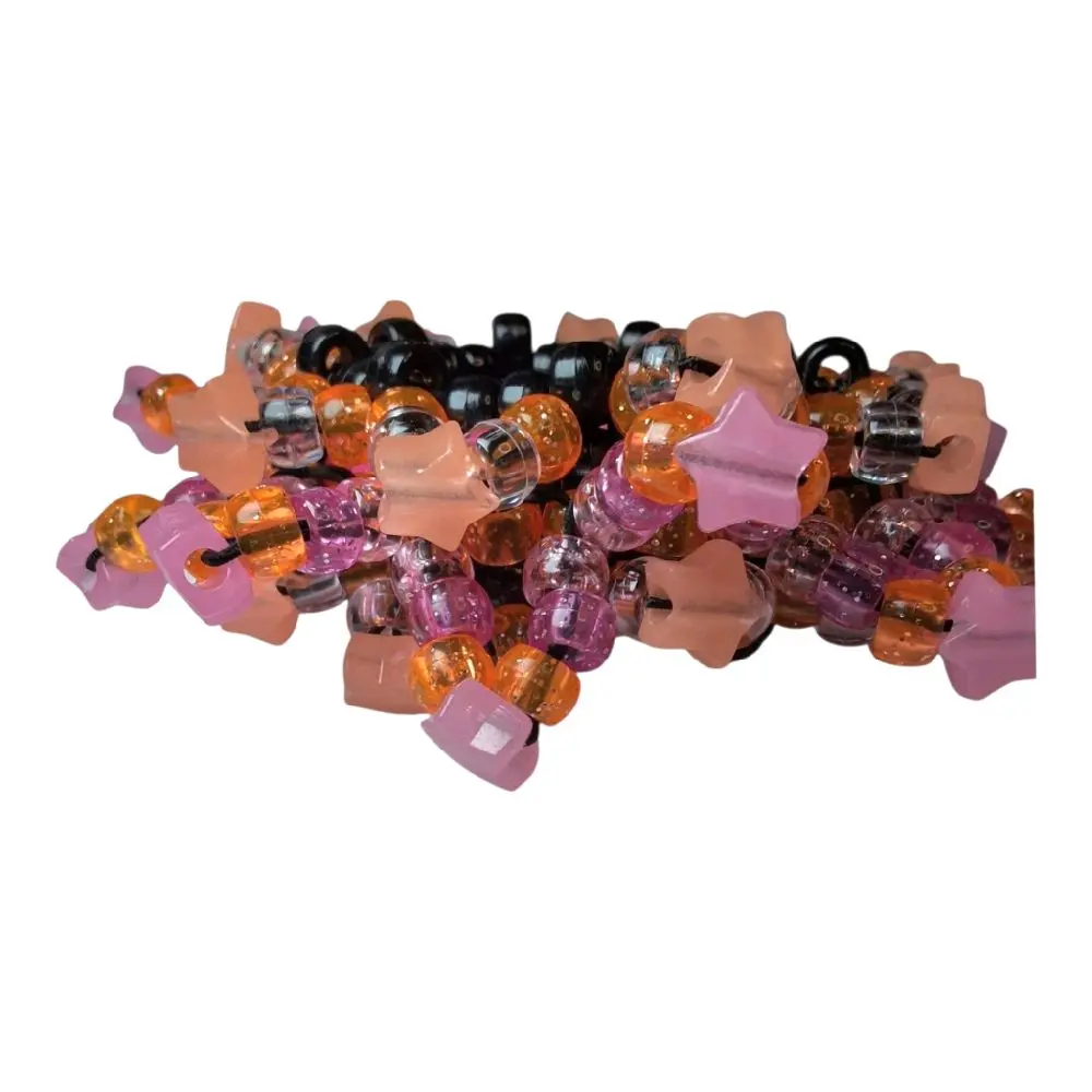 Kandi Mini Rotaor Cuffs- Middle Spikes Rotates Around-Tips Glow-n-Dark- Handmade-to-Order