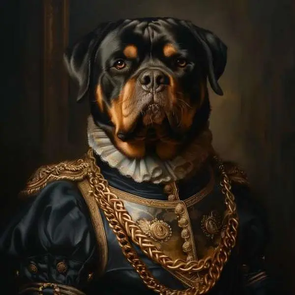 Pet Portraits Custom Dog Cat Pet in Funny Royal Renaissance Style King Queen General Admiral Gentelmen, Personalized Poster Canvas from Photo Wall art print for Gift and scratcher Home Decor 241