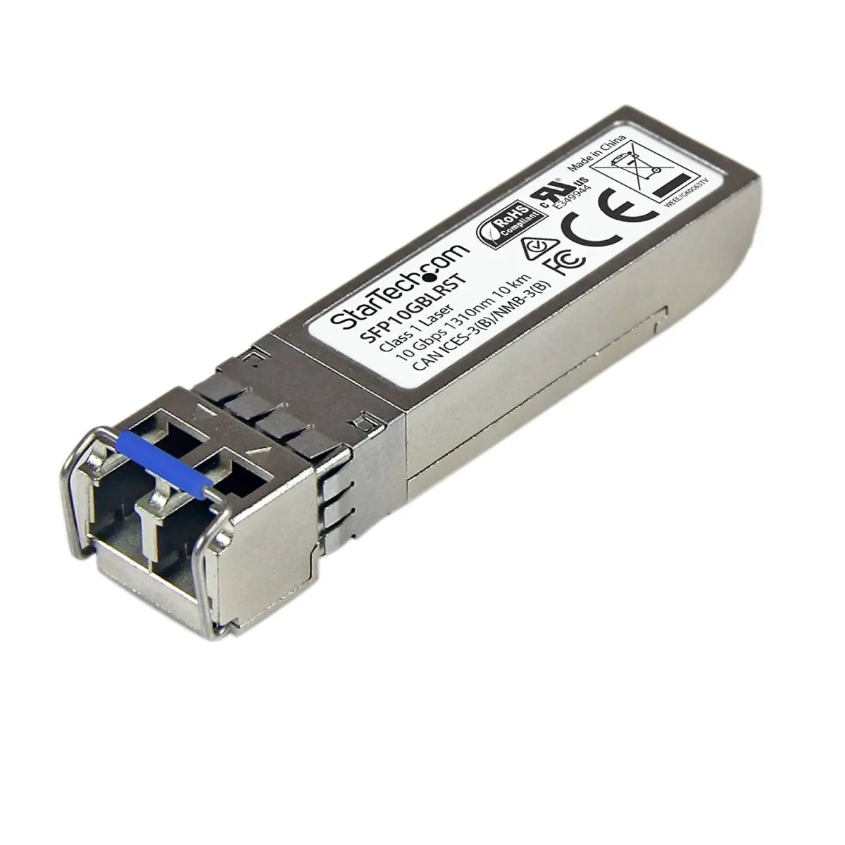 Startech SFP+ Transceiver Module - LC Connector, 10GBase-ER Compliant Networks, Single Mode, MSA Compliant, 10 KM Range, Computer & Office Network Component