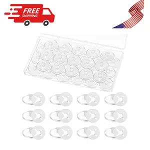 12 Pcs Clear Running Bib Clips Race Number Buckle Fixing System Triathlon Race Bib Holder