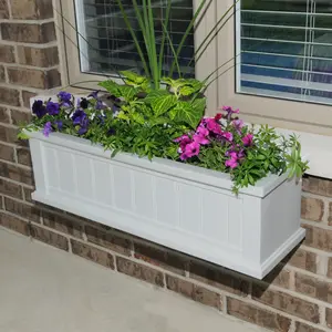 Mayne 4840-W Cape Cod Window Box 3FT White