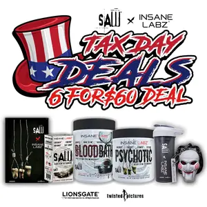 Tax Day Deal: SAW x Insane Labz 6 for $60