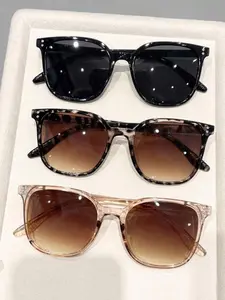 Unisex Y2K Trendy Fashion Glasses, Vintage Classic Style, Durable Streetwear Accessories, Casual Daily Wear, Party Gifts, Trendy Square Sunglasses