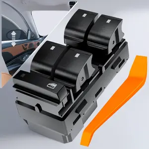 Power Window Master Switch Compatible with Chevy Silverado/Sierra 2007-2013 & Traverse 2009-2016, Replacement Driver Side Control Panel