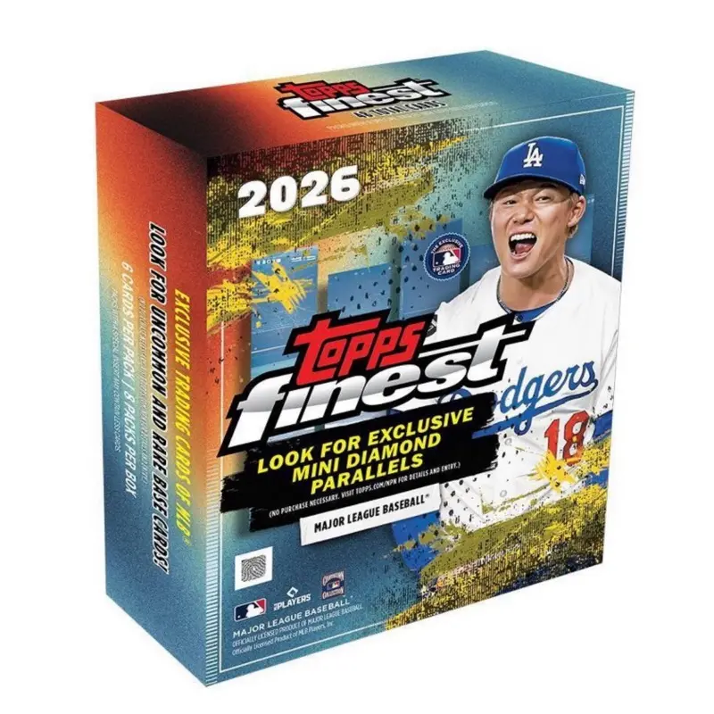 2026 Topps Finest Baseball Mega Box