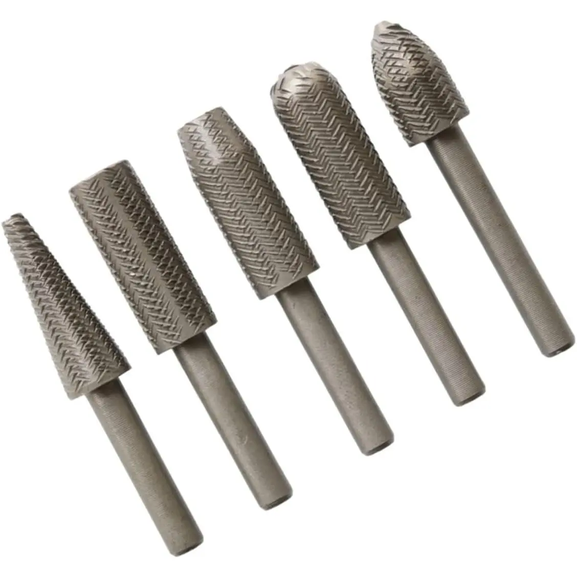 GJANSH Carbide Rotary Burr Set with Tungsten Steel Carving Heads, Grinding Tips, Polishing Bits for Electric Drills, Die Grinders, Rotary Tools