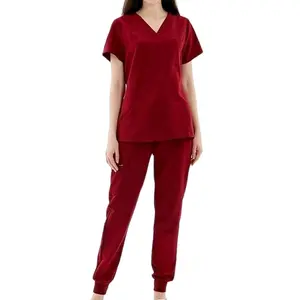 Nurse VALIANT Joggers SCRUBS Set Womenswear Clothing Comfortable Outerwear Drawstring Pants Ribbed Pockets Nurse VALIANT Joggers SCRUBS Set Womenswear Clothing Comfortable Outerwear Drawstring Pants Ribbed Pockets