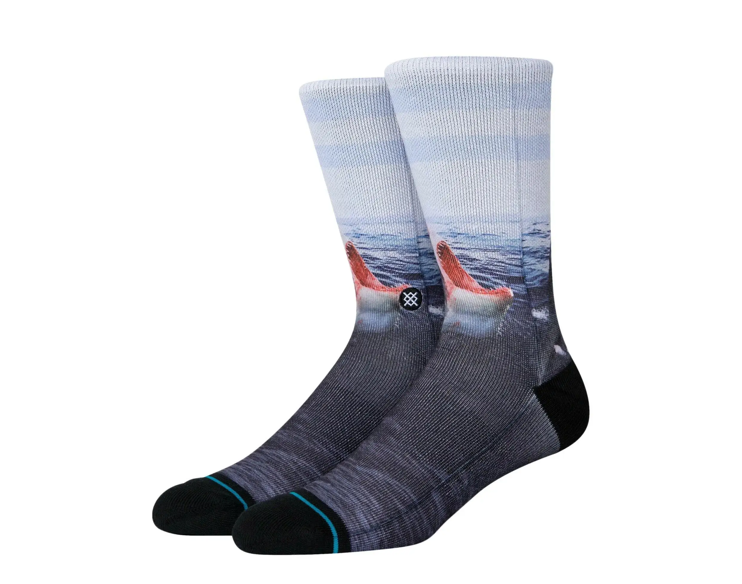 Stance Landlord Crew Socks in Blue | Men's