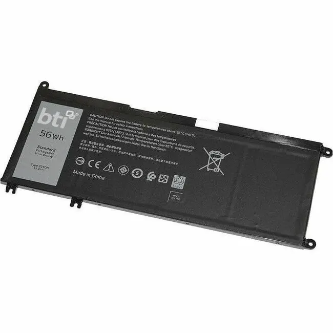 BTI 451-BCDM Li-Ion Bat - 15.2V, 56Whr Replacement Battery for Select Dell Inspiron Laptops, Includes Bat.