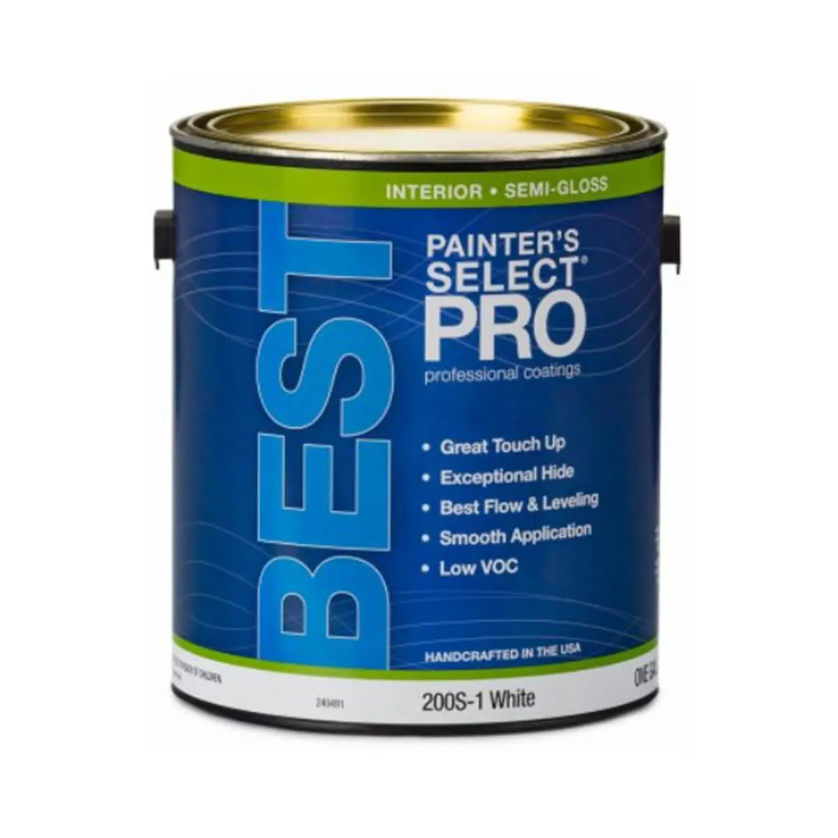True Value Manufacturing 240491 1 gal 200S White Semi Gloss Wall Paint
