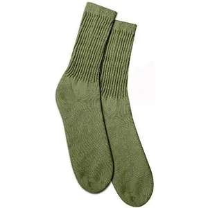 Olive Drab - Military Crew Socks - USA Made