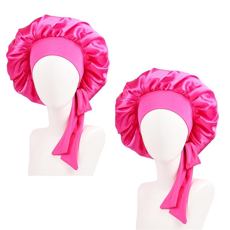 NEW IN Satin Bonnet Hair Bonnet for Sleeping Braid Bonnet Adjustable Bonnet Tie Bonnet Night Cap Sleep Bonnet for Women Curly Hair