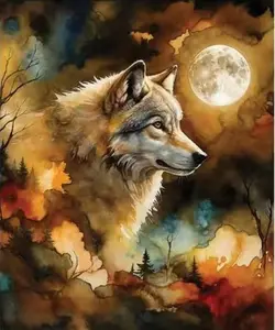 Twilight Pack Multi Wolf Panel 16250105P-01
