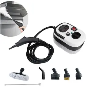 Portable Handheld Steam Cleaner, 6-Level Adjustable, High-Temperature & High-Pressure Portable Car Steamer, Fast Heat-Up Steamer for Kitchen, Bathroom, Tile & Car Cleaning, Efficient Grease Dirt Remover